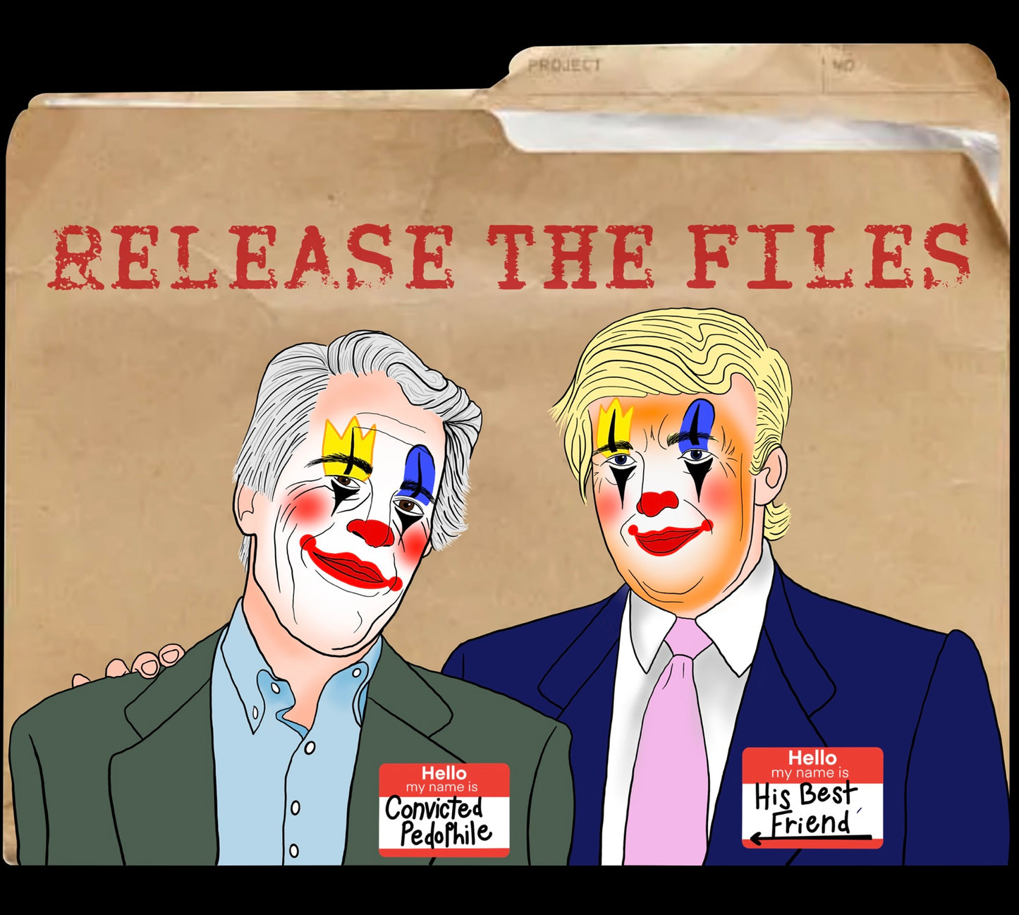 Release (ALL) the Files Glossy Waterproof Sticker