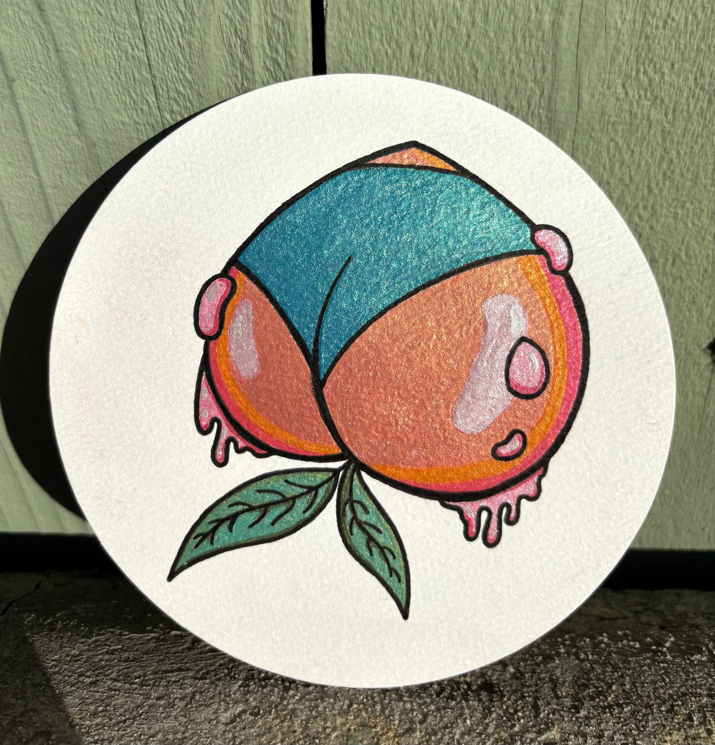 “Juicy Juicy” #001 watercolor painting