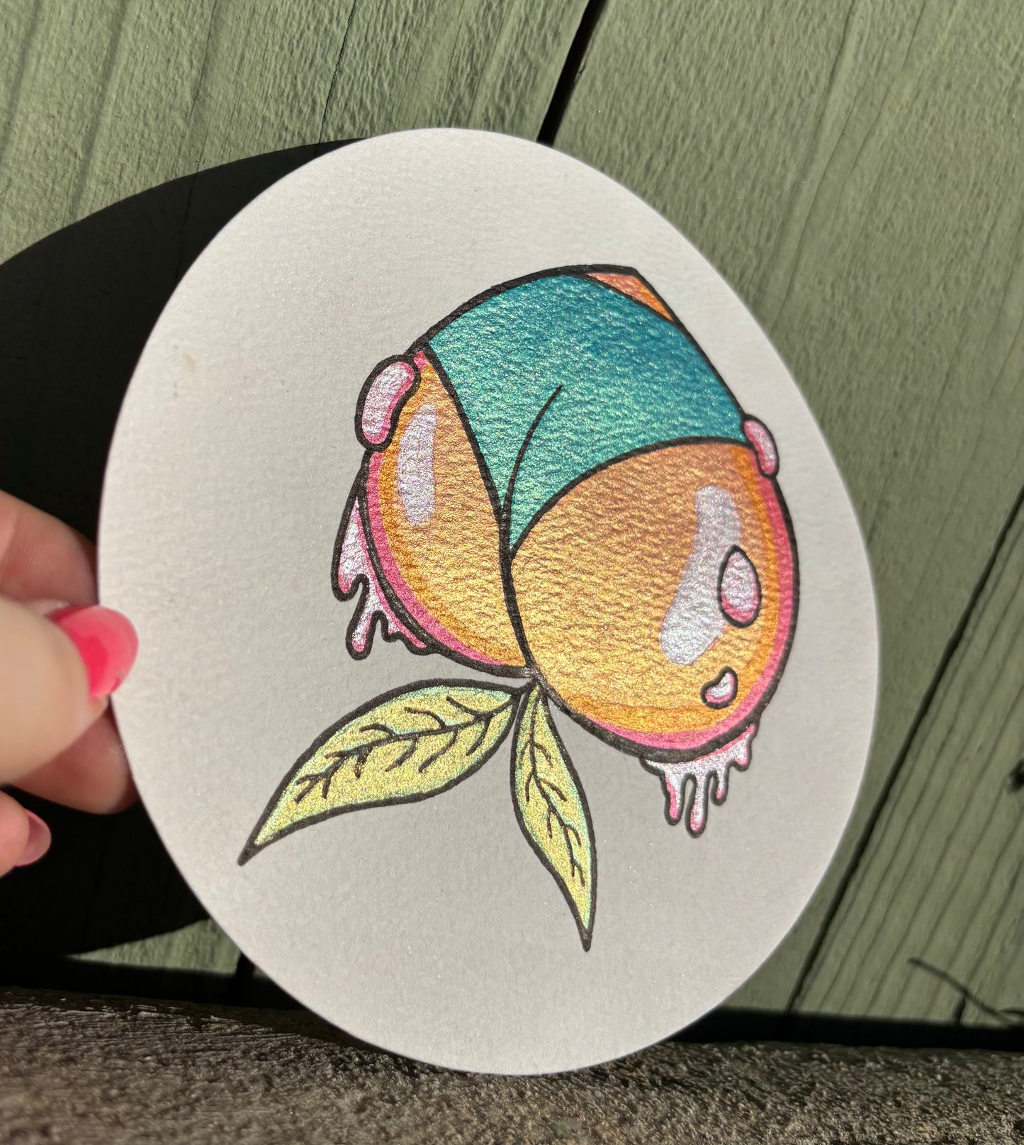 “Juicy Juicy” #001 watercolor painting