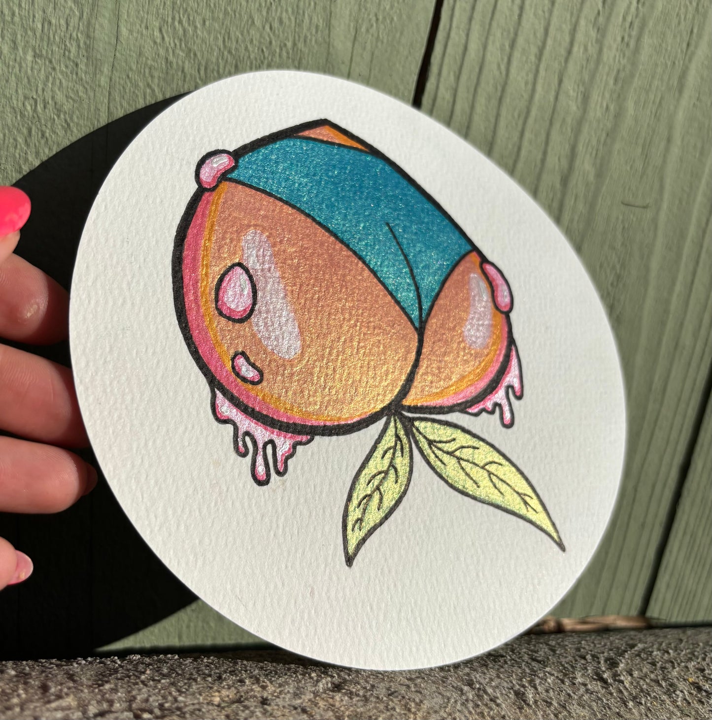 “Juicy Juicy” #002 watercolor painting