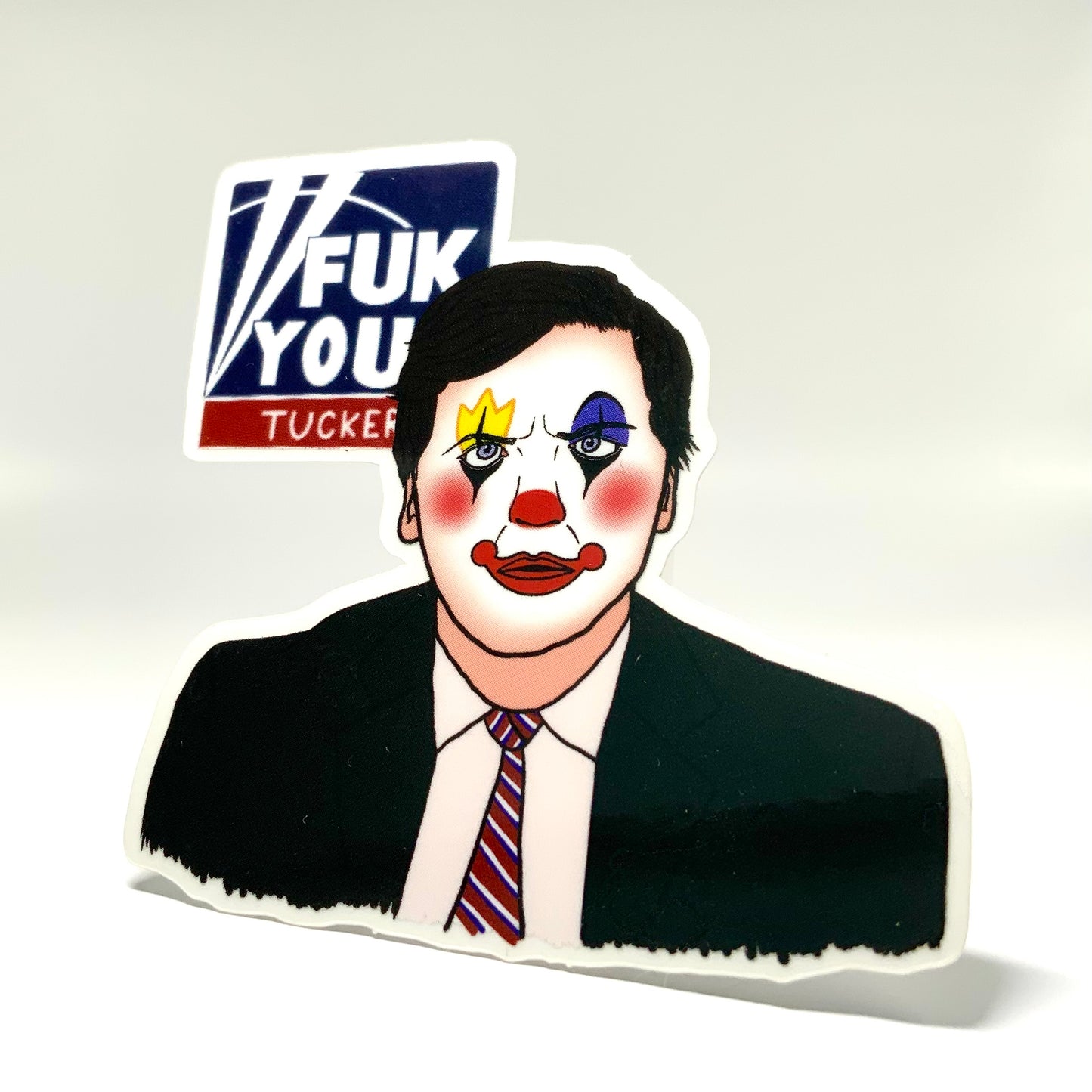 Fuck Tuck Glossy Transparent Waterproof Sticker