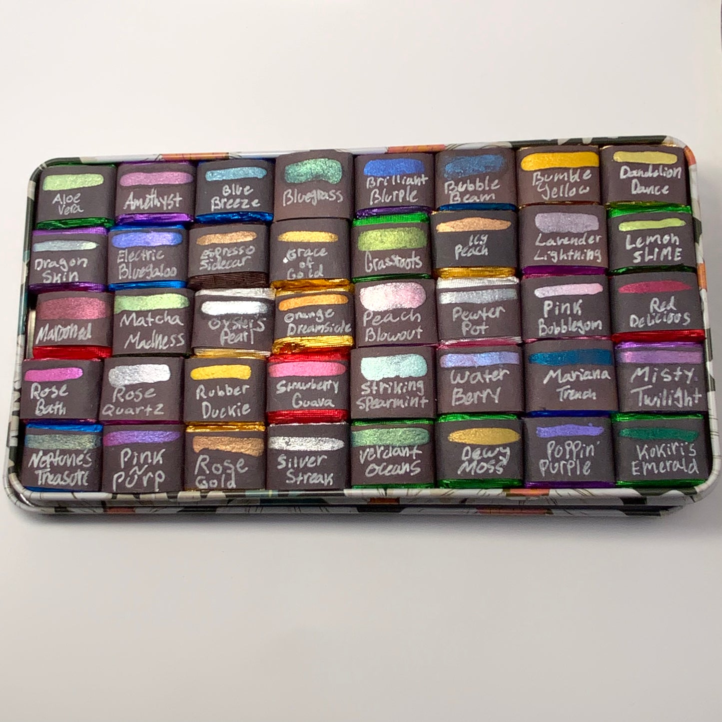40 pack set - Pre-selected colors - Daisy Tin