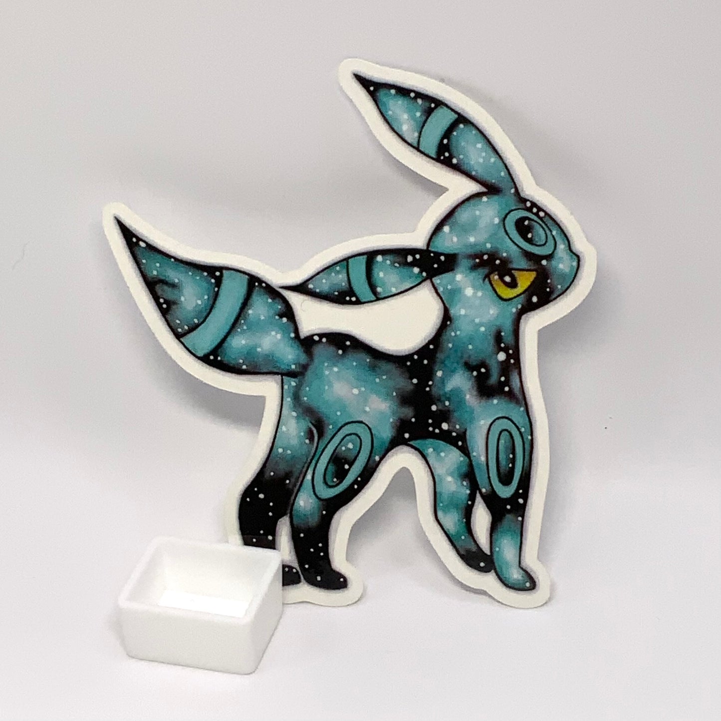 Umbreon Pokemon original colored pencil art waterproof sticker