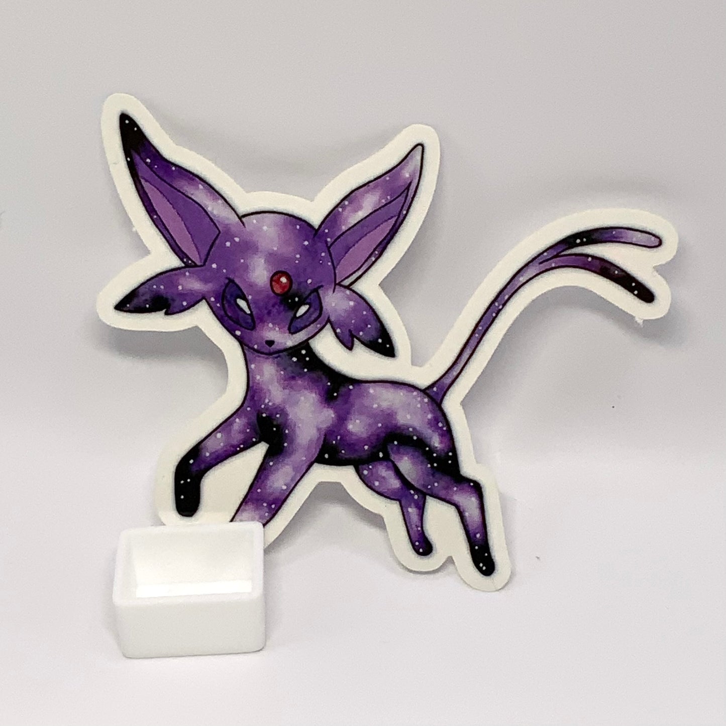 Espeon Pokemon original colored pencil art waterproof sticker