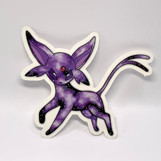 Espeon Pokemon original colored pencil art waterproof sticker