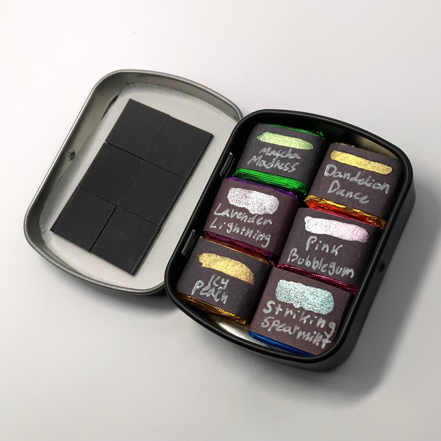 6-pack Pastel Colors Set - pre-selected set of 6 paints in tin container