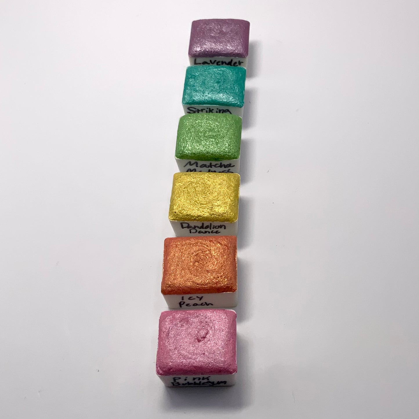 6-pack Pastel Colors Set - pre-selected set of 6 paints in tin container