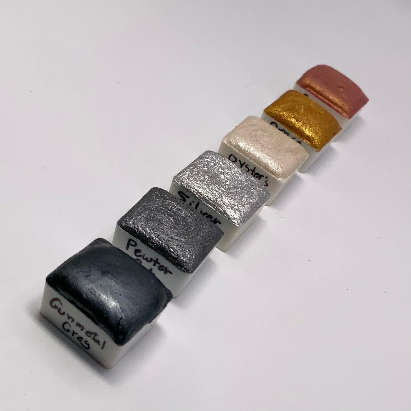 6-pack Metallic Colors Set - pre-selected set of 6 paints in tin container