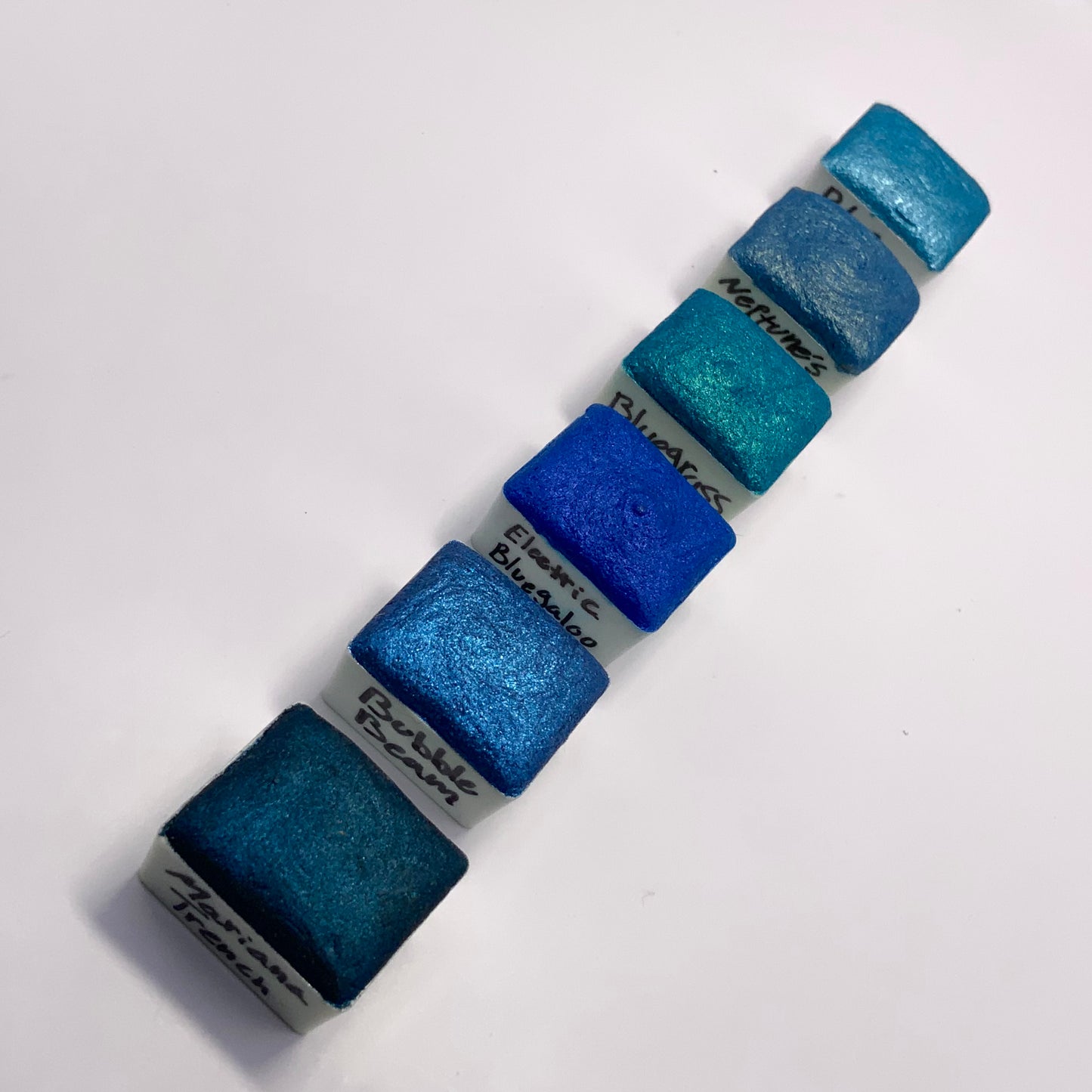 6-pack Ocean Blues Set - pre-selected set of 6 paints in tin container