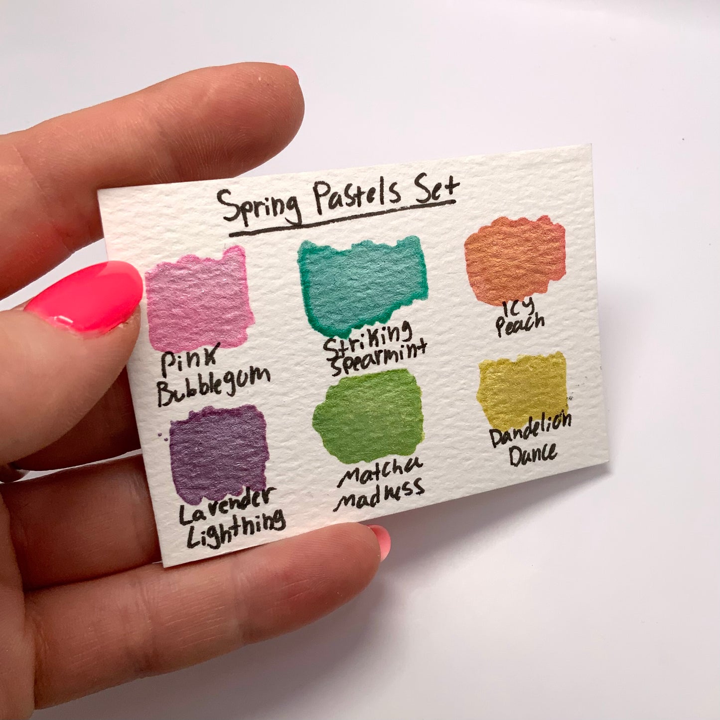 6-pack Pastel Colors Set - pre-selected set of 6 paints in tin container