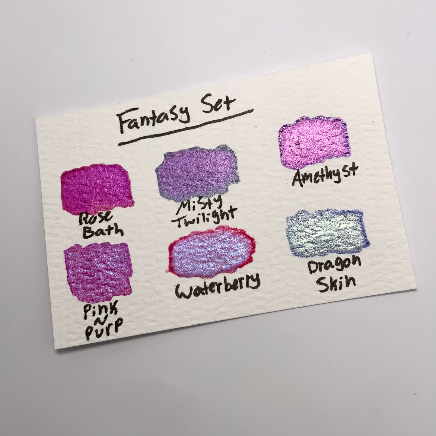 6-pack Fantasy Set - pre-selected set of 6 paints in tin container
