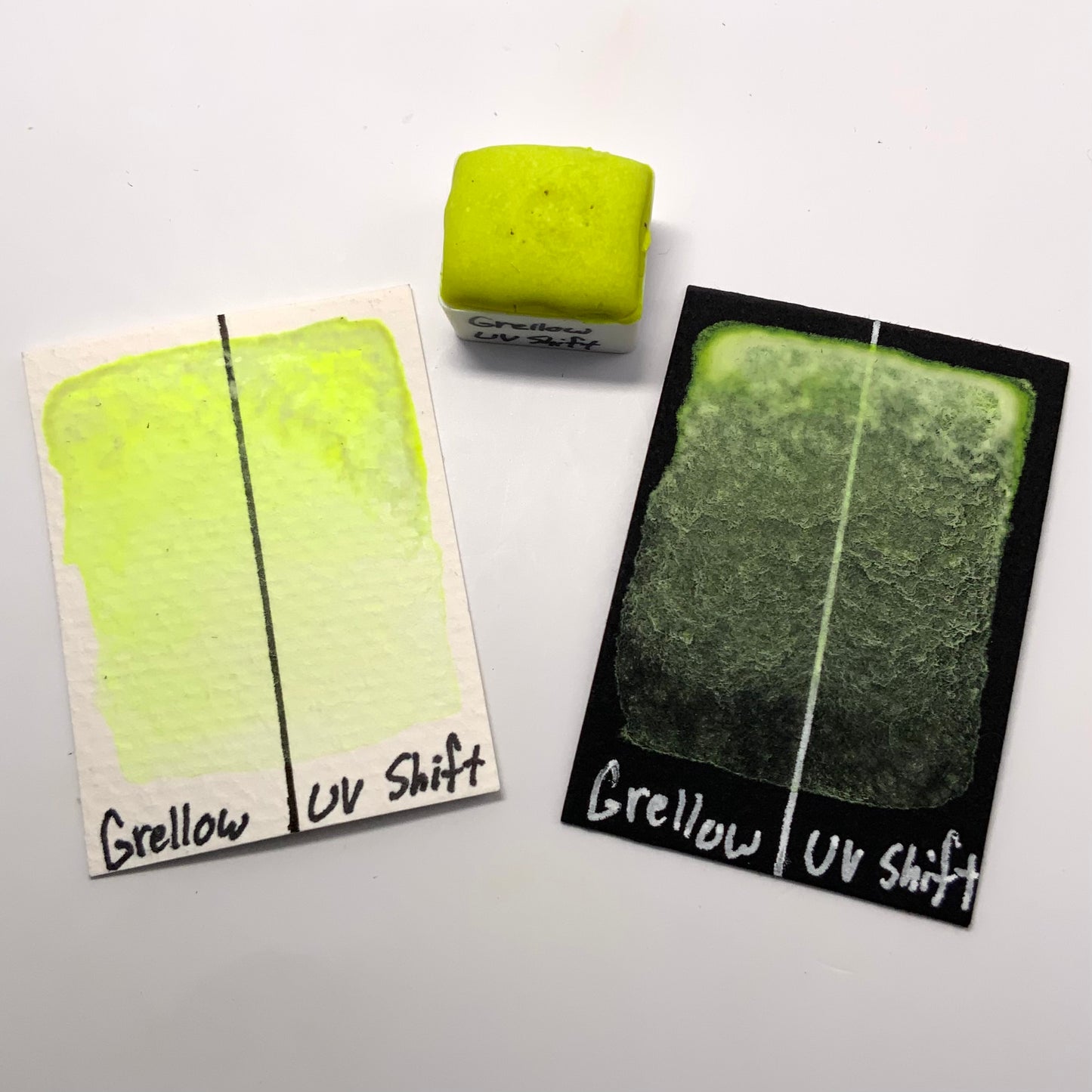 Grellow UV Color Shift