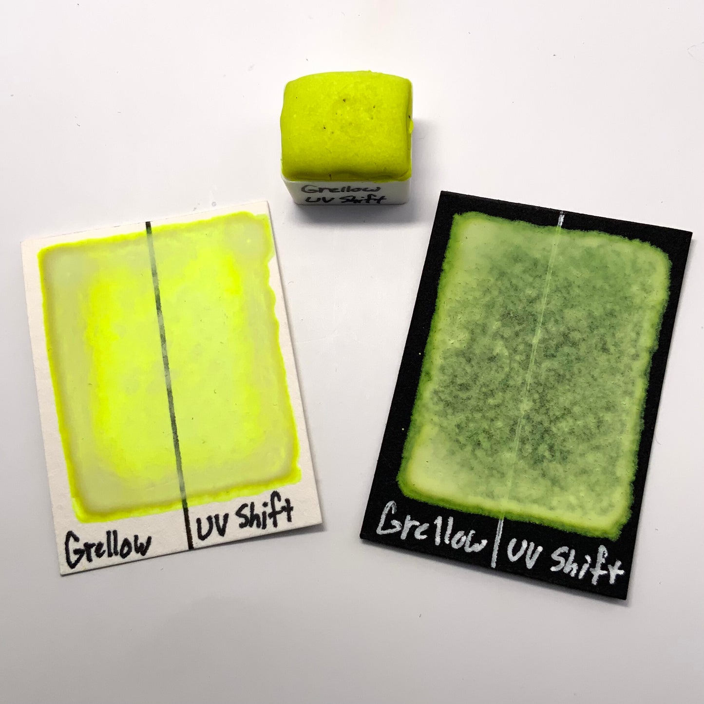 Grellow UV Color Shift