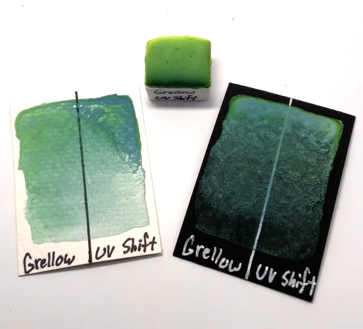 Grellow UV Color Shift