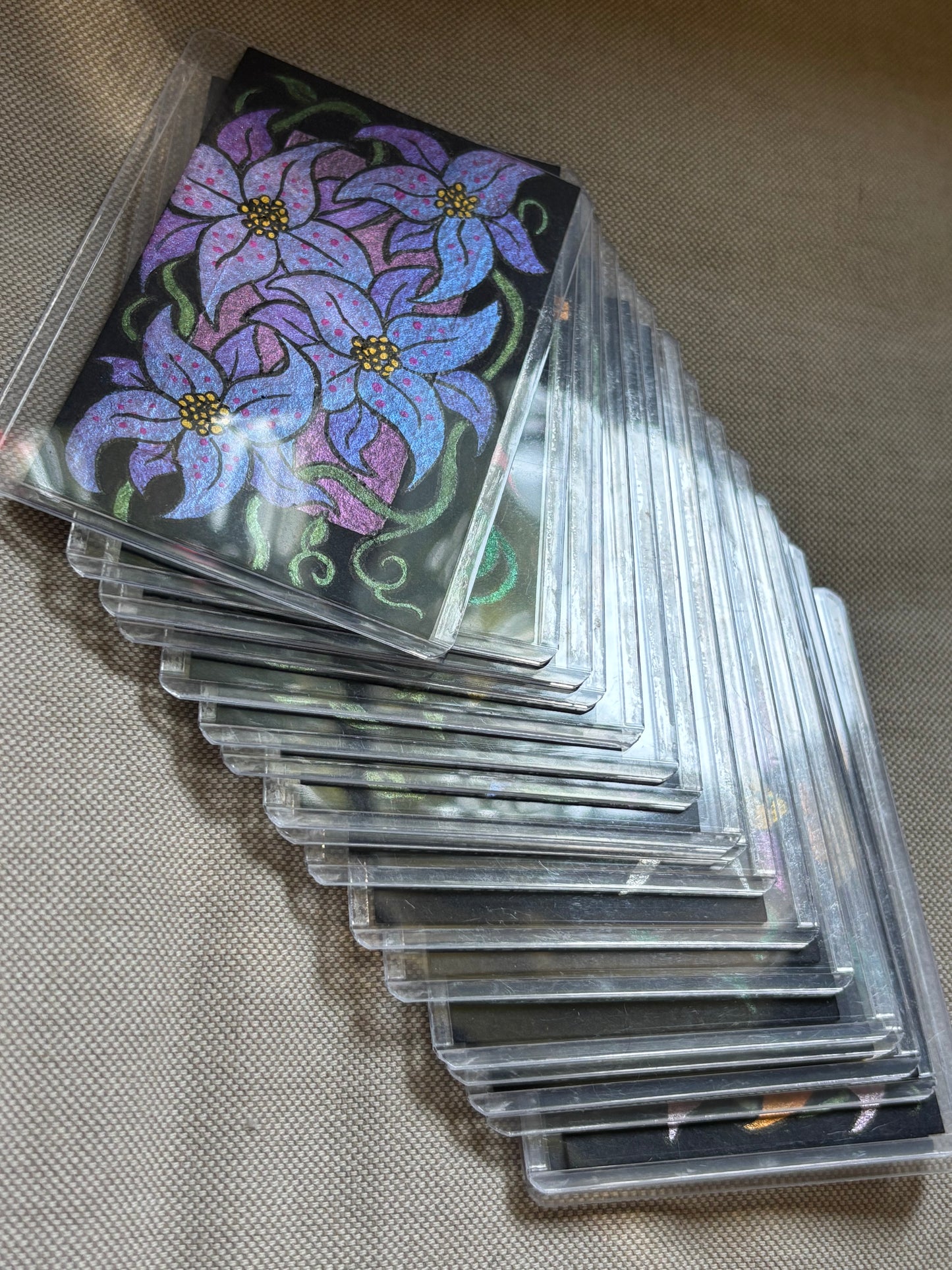 Flower Artist Trading Card