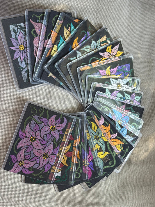 Flower Artist Trading Card