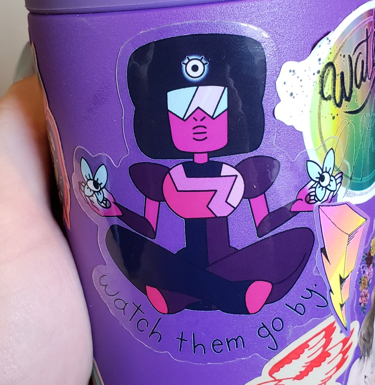 Garnet Watch Them Go By Steven Universe Mindfulness Glossy Transparent Waterproof Sticker